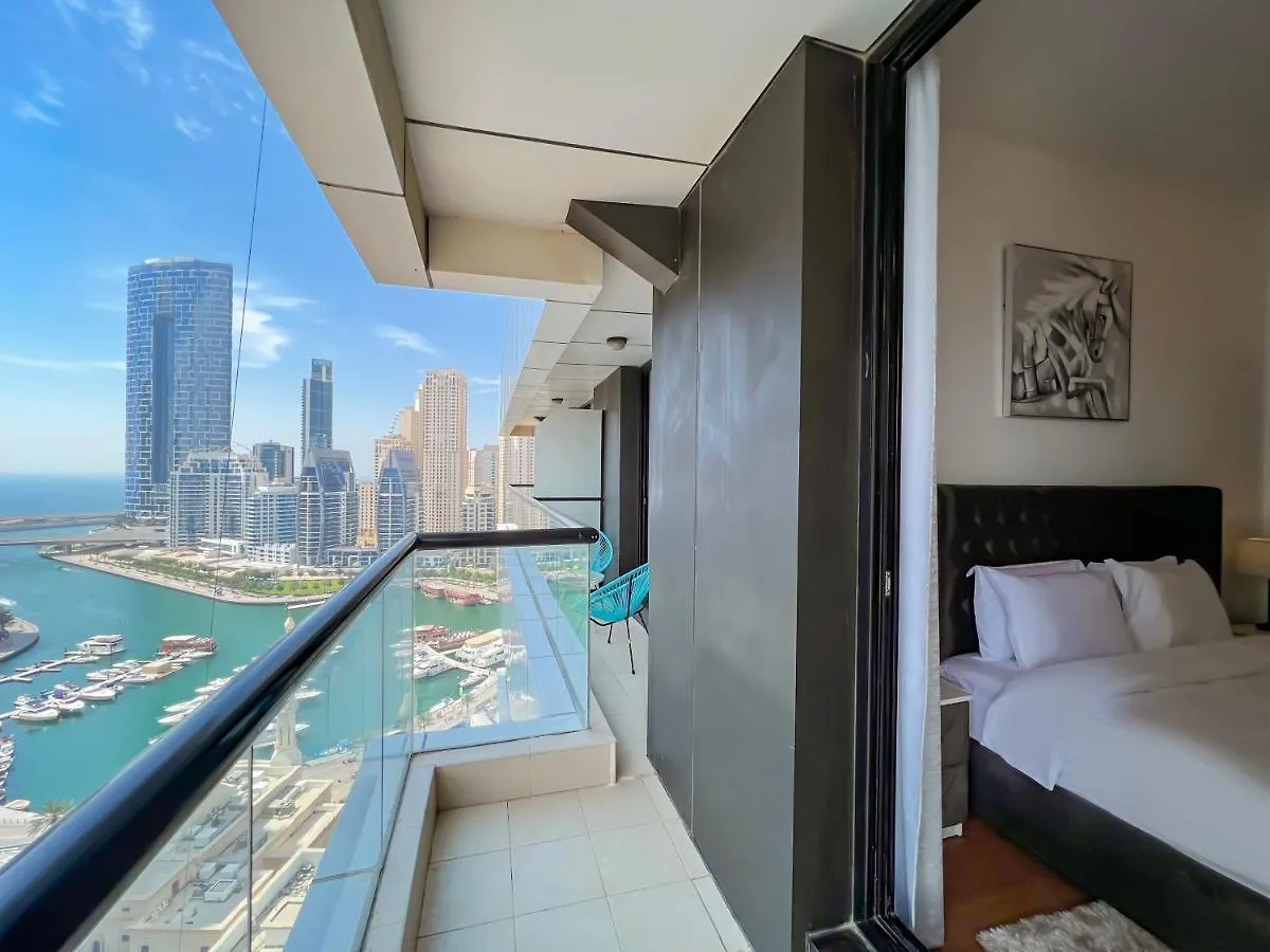 Charming 1Br Apart With Stunning Sea&Marina Views Dubai 0*,